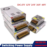 dc5v 12v 24v 36v 42v 48v 60v 300w 350w 360w 600w switching power supply source transformer ac dc cnc ledmonitoring 3d printer
