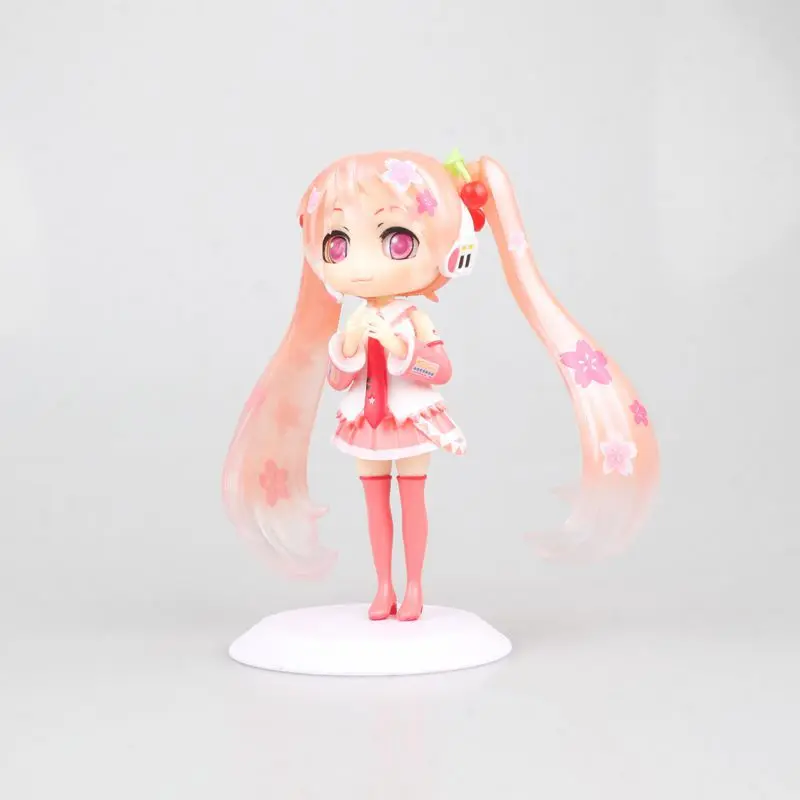 Hot Sale Snow Sakura Hatsune Miku Qposket Virtual Idol Vocaloid Cute Lovely Brithday Gift Banpresto Figure Figurine Toys | Игрушки и