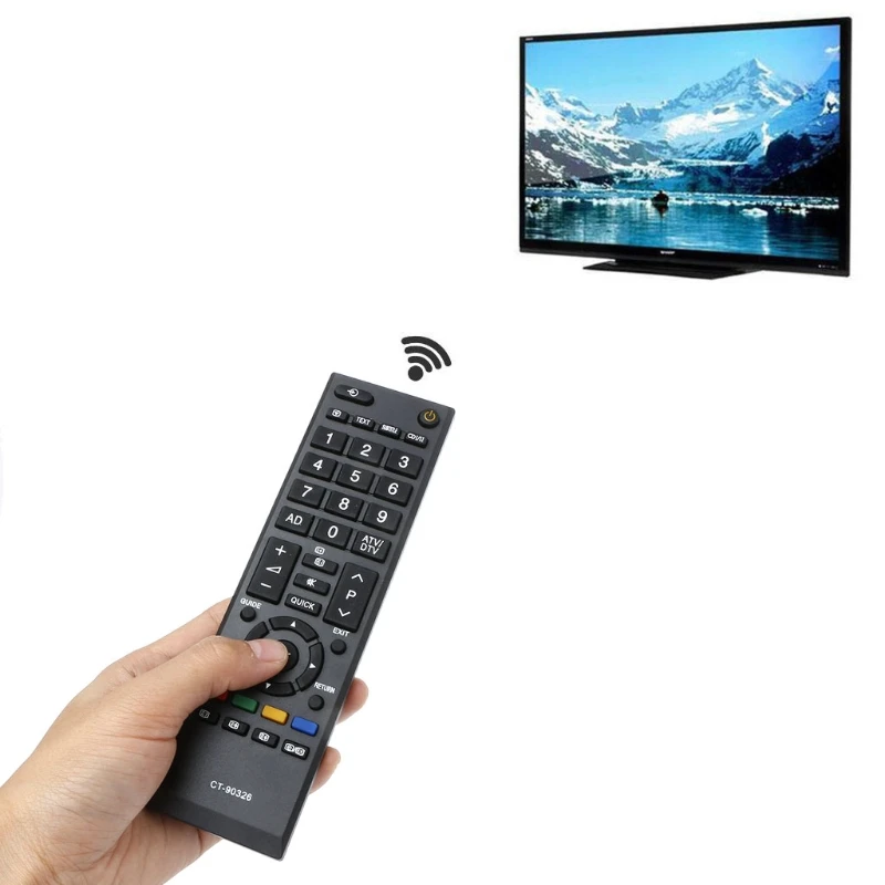 Умный дом LED ТВ пульт дистанционного управления для TOSHIBA CT 90326 90380 90336 Прямая