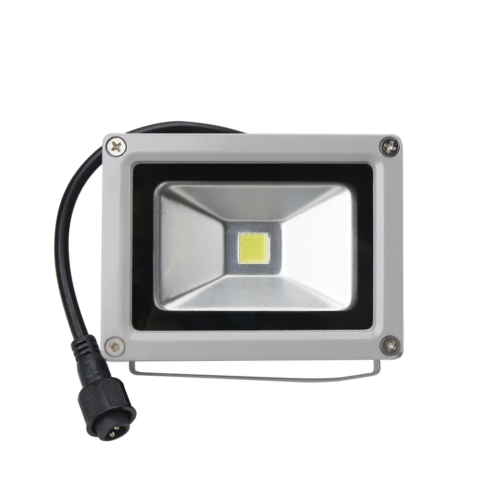 Водонепроницаемый светодиодный прожектор на солнечных батареях 10 Вт уличный