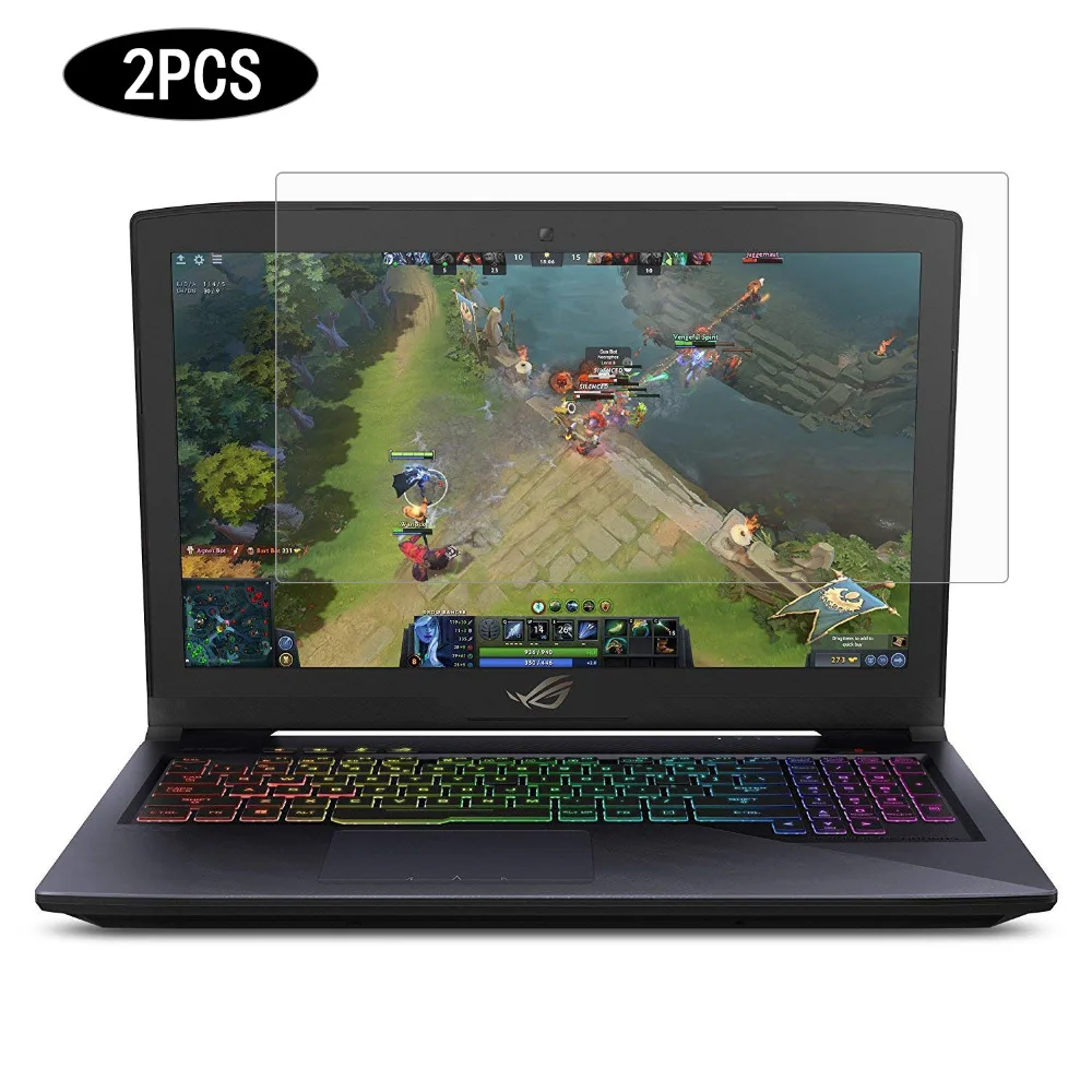 Cartinoe Universal Hd Crystal Clear Lcd Guard Film Laptop Screen Protector For Asus Rog Gl503vm/ Strix 15.6 Inch Notebook 2pcs |