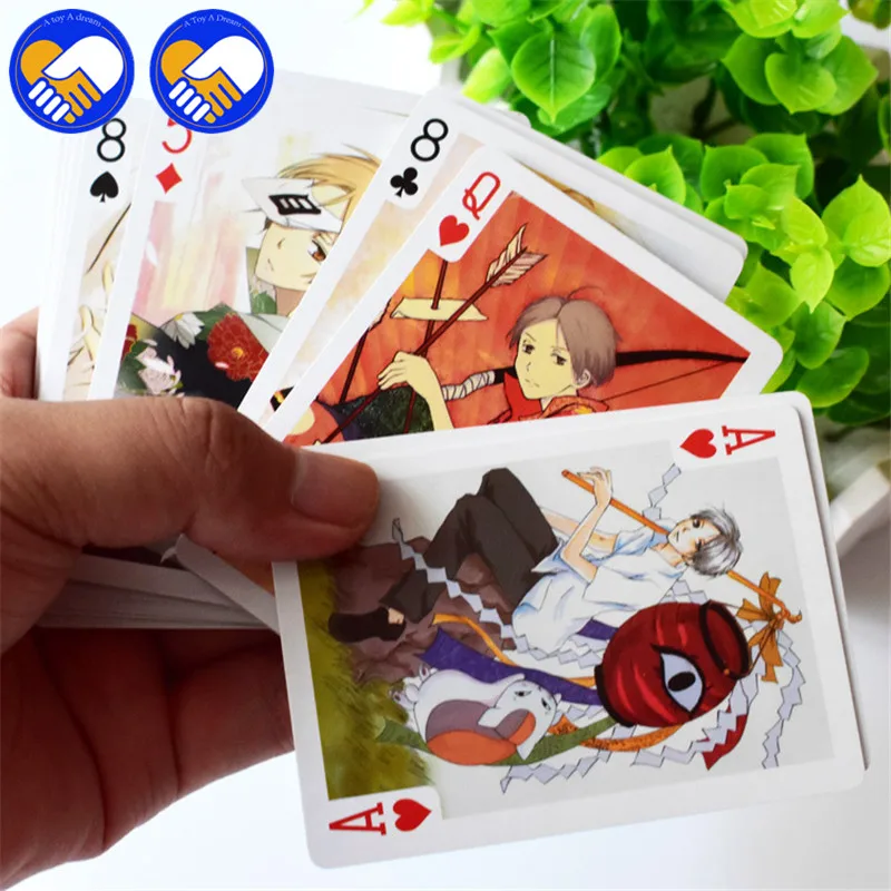 Новый 2 выбор 54 шт./упак. Аниме Нацумэ YUUJINCHOU игрушечные лошадки покер для игровая
