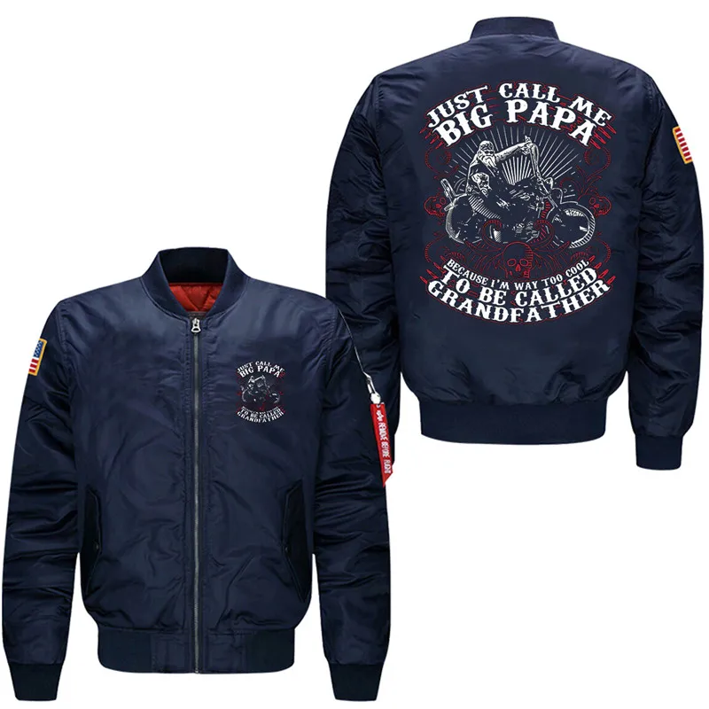 Мужская куртка бомбер 11 DuongJust Call me A big Papa|bomber flight jackets|flight jacketmen bomber |