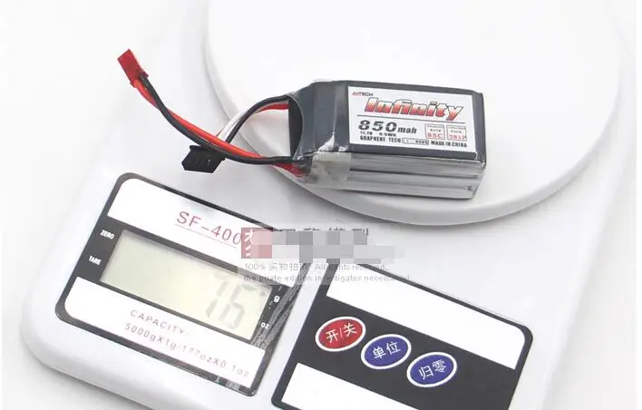 Infinity 2S 3S 7 4 V/11 1 V 850mAh 70C Графен LiPo аккумулятор JST разъем для радиоуправляемой модели