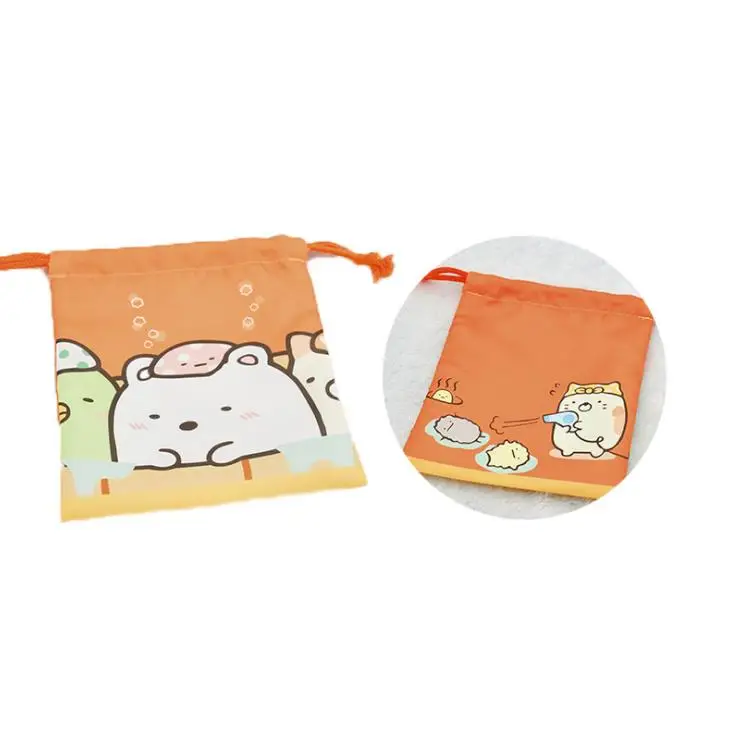 12 1 шт., мультяшная мини сумка Sumikko Gurashi из полиэстера и енота, косметическая сумка для хранения, канцелярские сумки для документов, подарки - Цвет: 12
