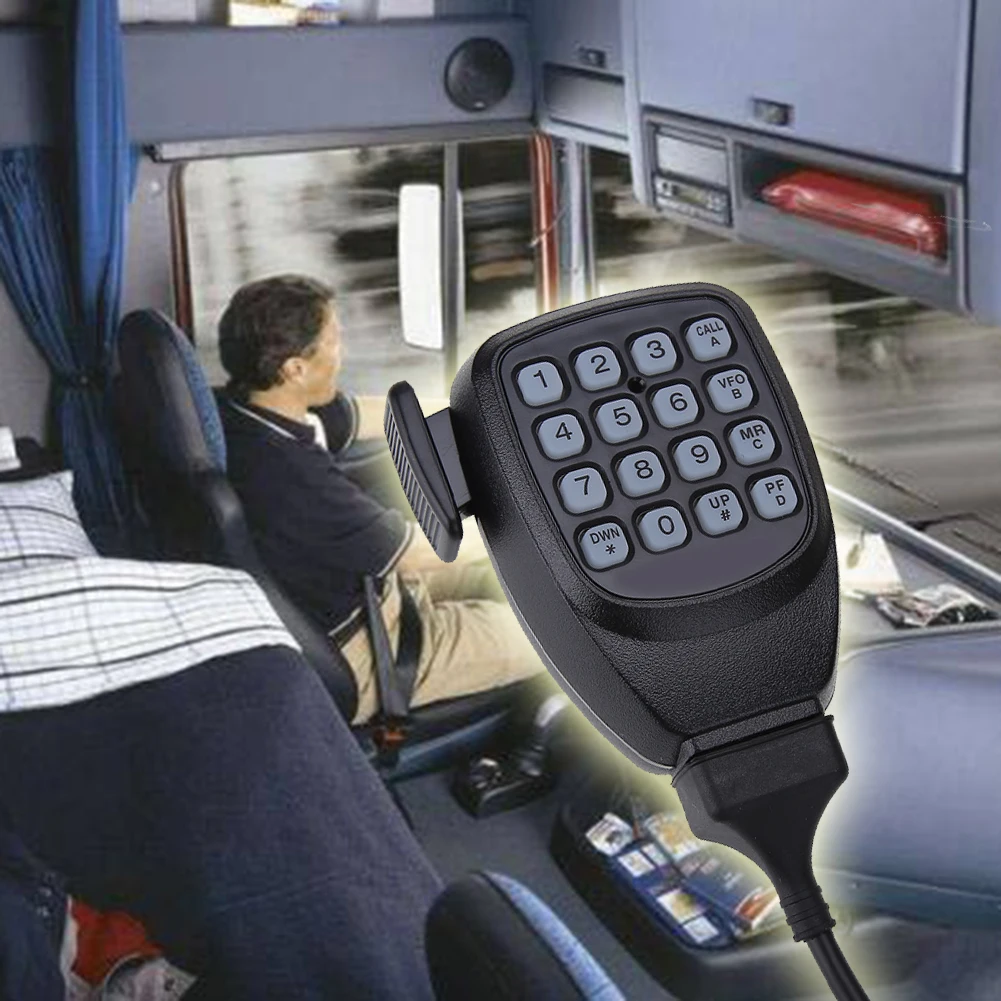 Ручной микрофон с DTMF 16 ключей 8 pin разъем RJ высокого качества Динамик для Kenwood TK 686