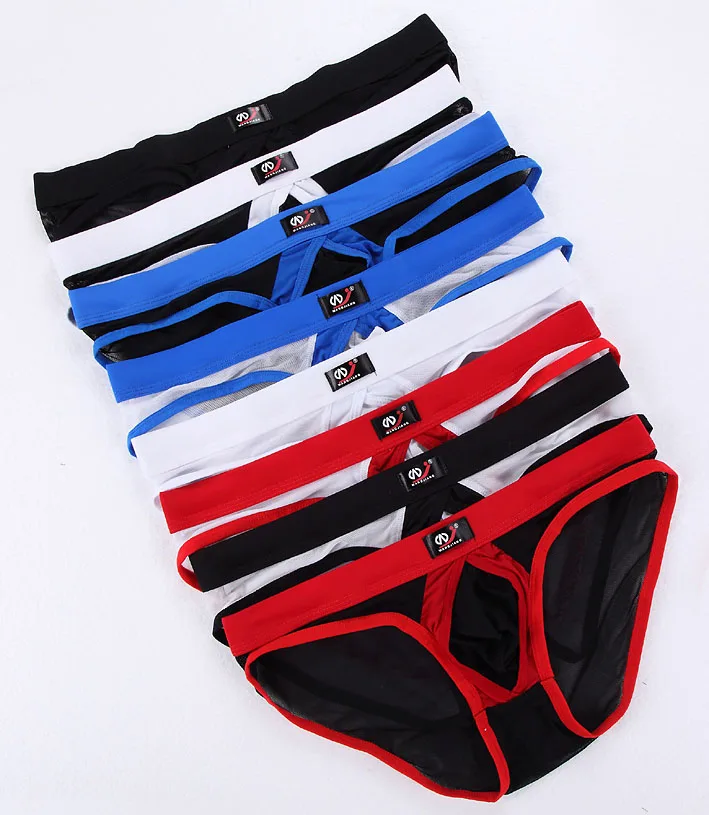 Новинка марлевые Мужские Трусы слипы нижнее белье для мужчин сексуальное с