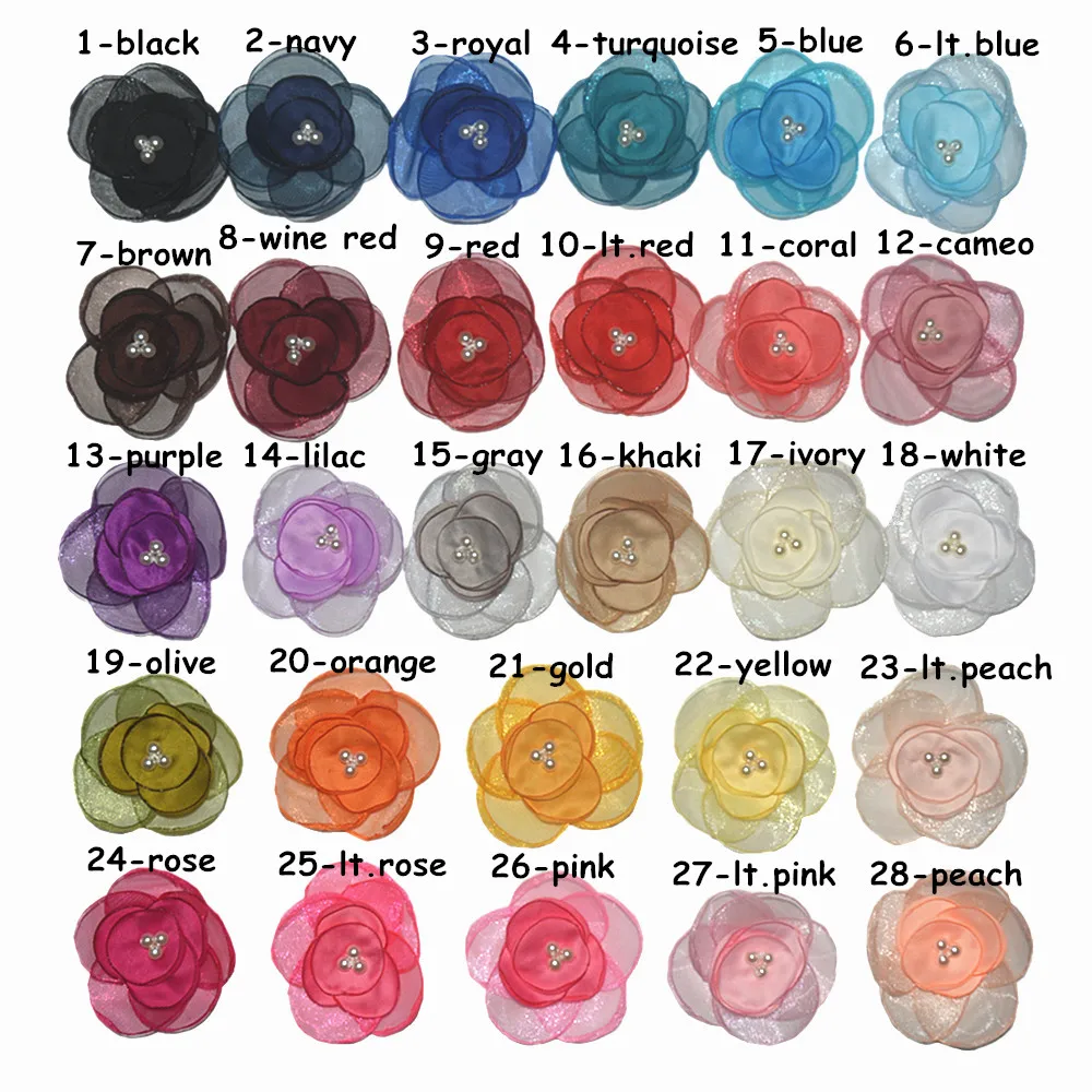Цветок с жемчугом 120 дюйма без зажима 2 8 шт.|burn flower|flower with clipflower flower |