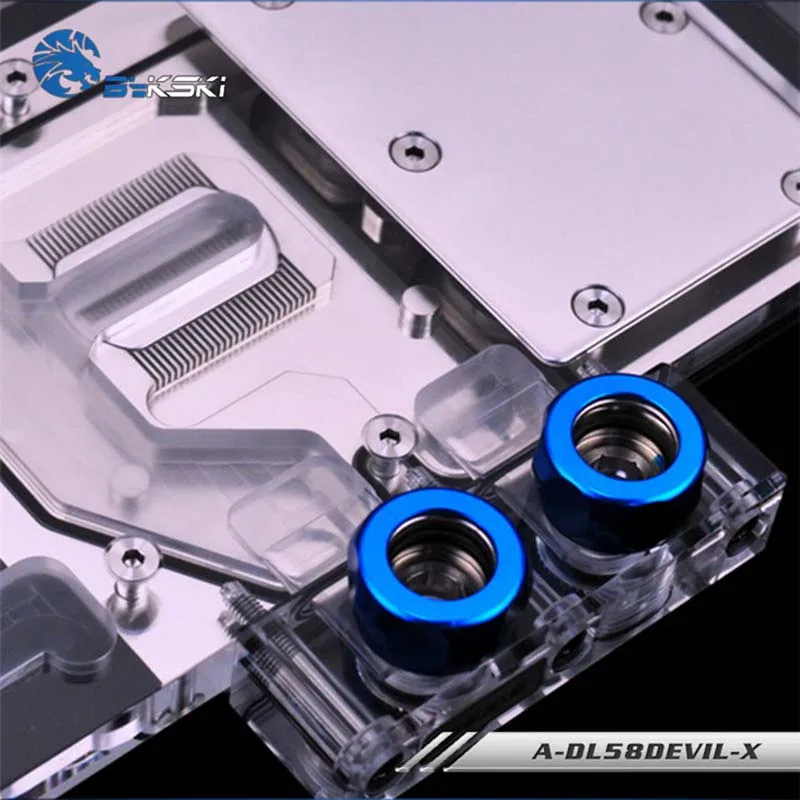 Bykski A-DL58DEVIL-X PC водяной охладитель Радиатор GPU кулер видеокарта блок для Dataland DEVIL RX580
