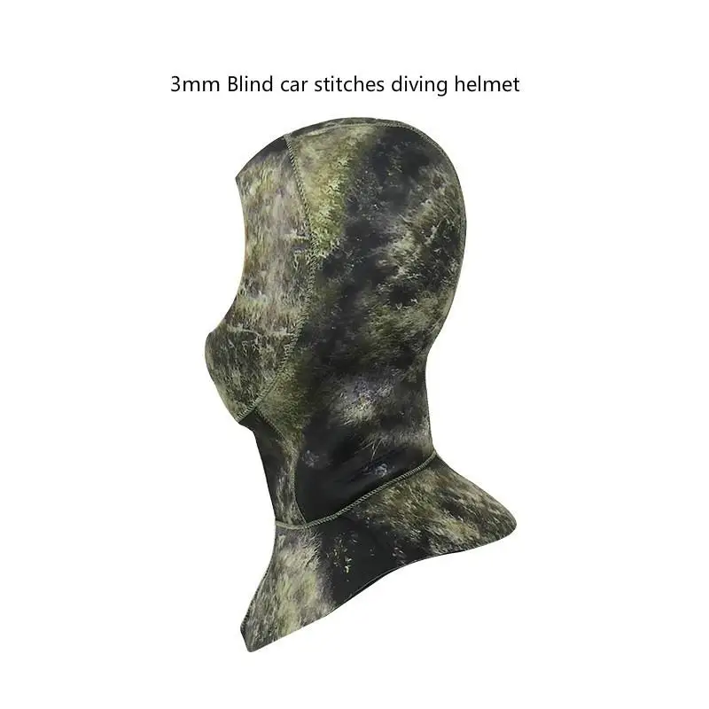 Камуфляжная Неопреновая шапочка 3 мм для подводного плавания Спортивная