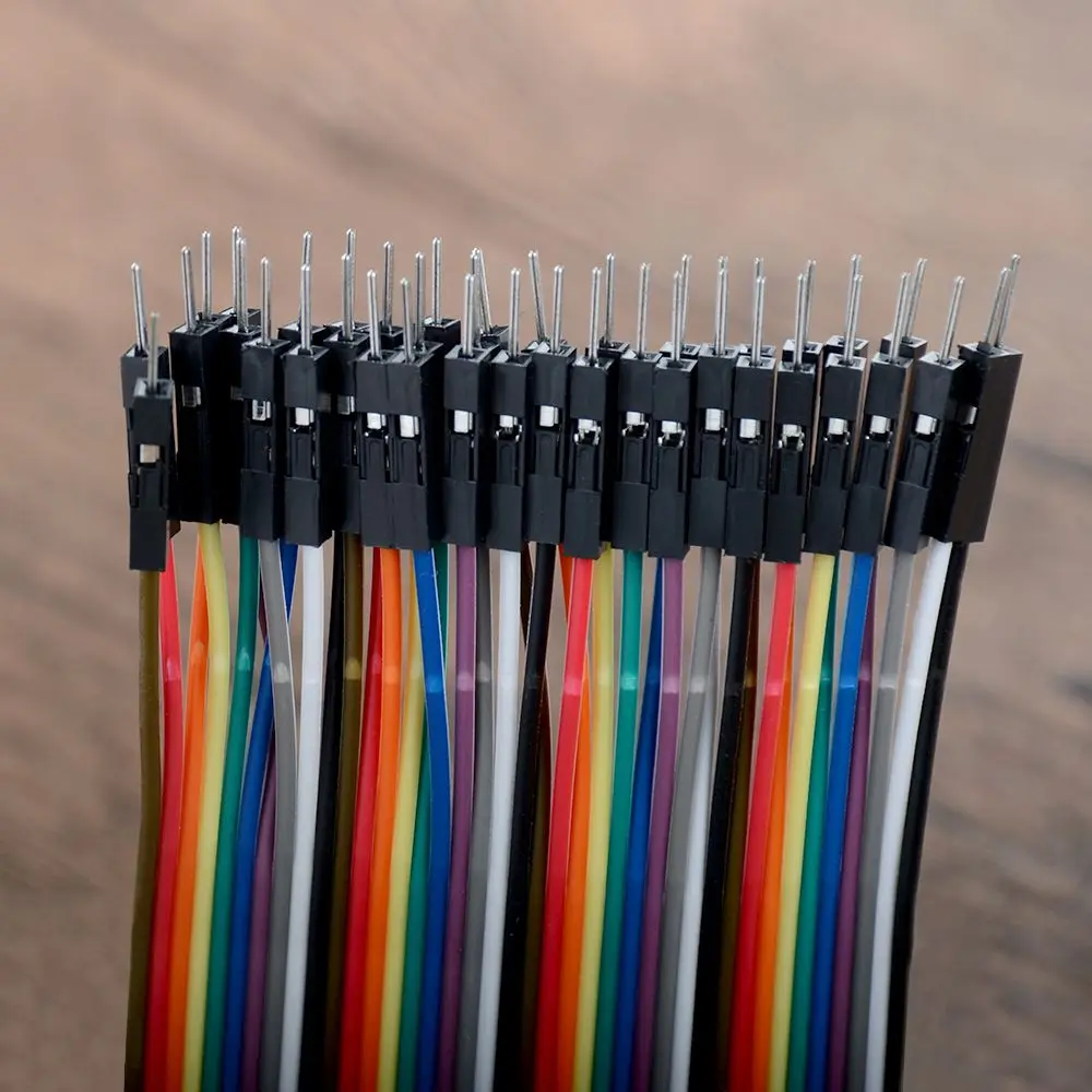 

40PCS/Set 2.54MM 1P-1P Dupont Wire Male Female Cables Jumpers 10CM For Arduino