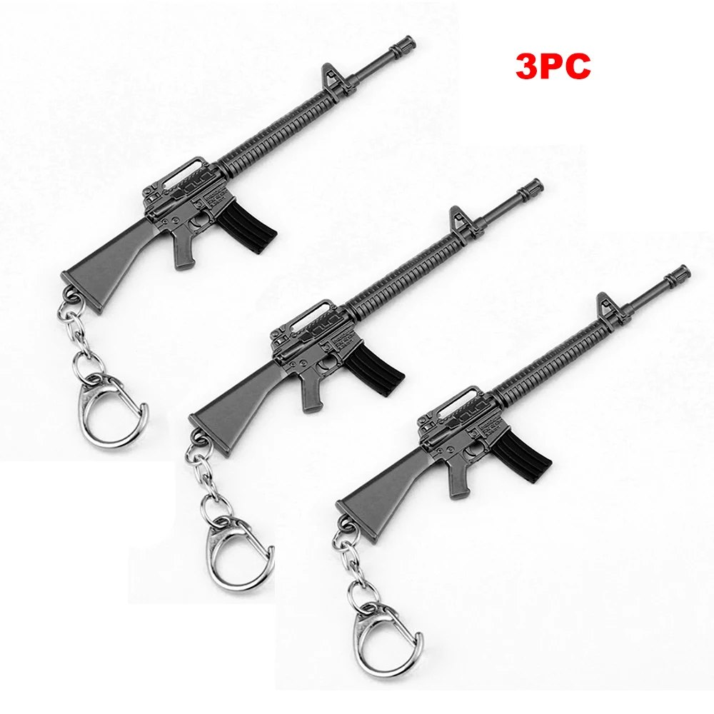 Мини брелок 98K/Groza Assault Steps Red 3 шт. 4 пистолет для выживания джедаев модель мальчиков