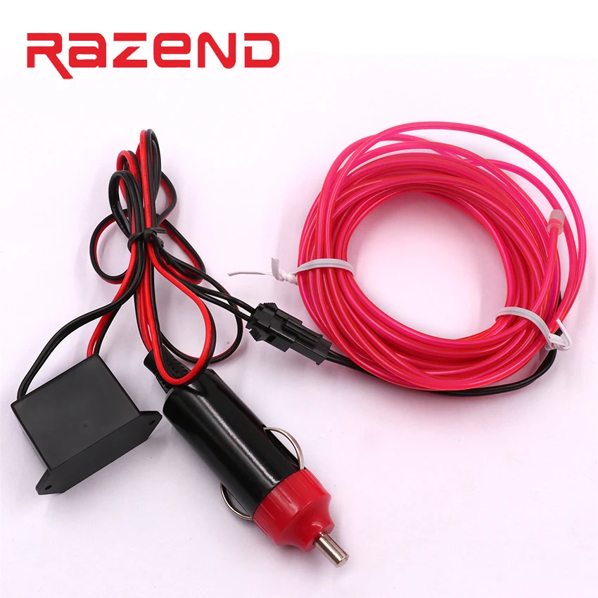 1m/3m/5m 12V EL wire led Neon Car Glow Rope tape Tube strip light + 12V Car cigarette Lighter Inverter Plug Decoration Lights
1m/3m/5m 12V EL wire led Neon Car Glow Rope tape Tube strip light + 12V Car cigarette Lighter Inverter Plug Decoration Lights