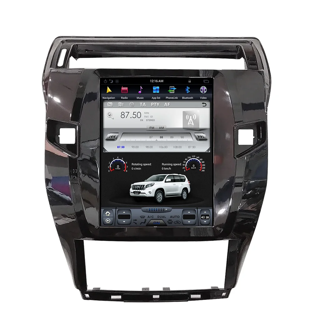 Вертикальная Автомагнитола Tesla Android 6 0 10 4 дюйма gps для Citroen C4 C4L DS4 2011 2016 навигация