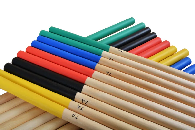 5 пар/компл. из 7A палочки Высокое качество Профессиональный клена Барабанные Mix