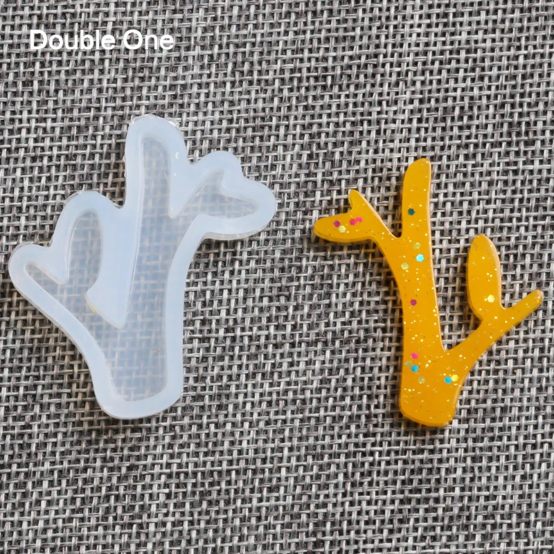 Филиал формы милые силиконовые смолы DIY для изготовления ювелирных изделий