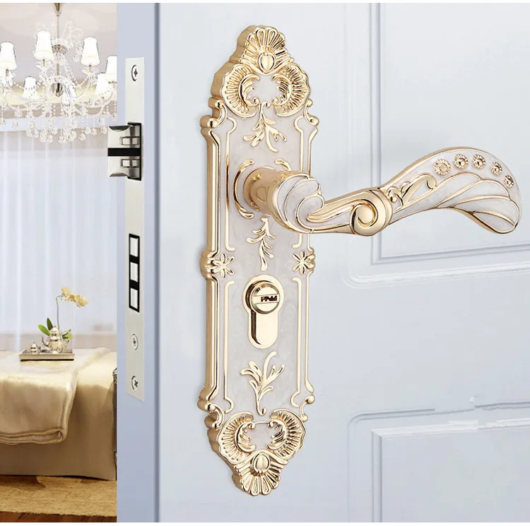 Современный простой модный замок для интерьера деревянный дверной европейский