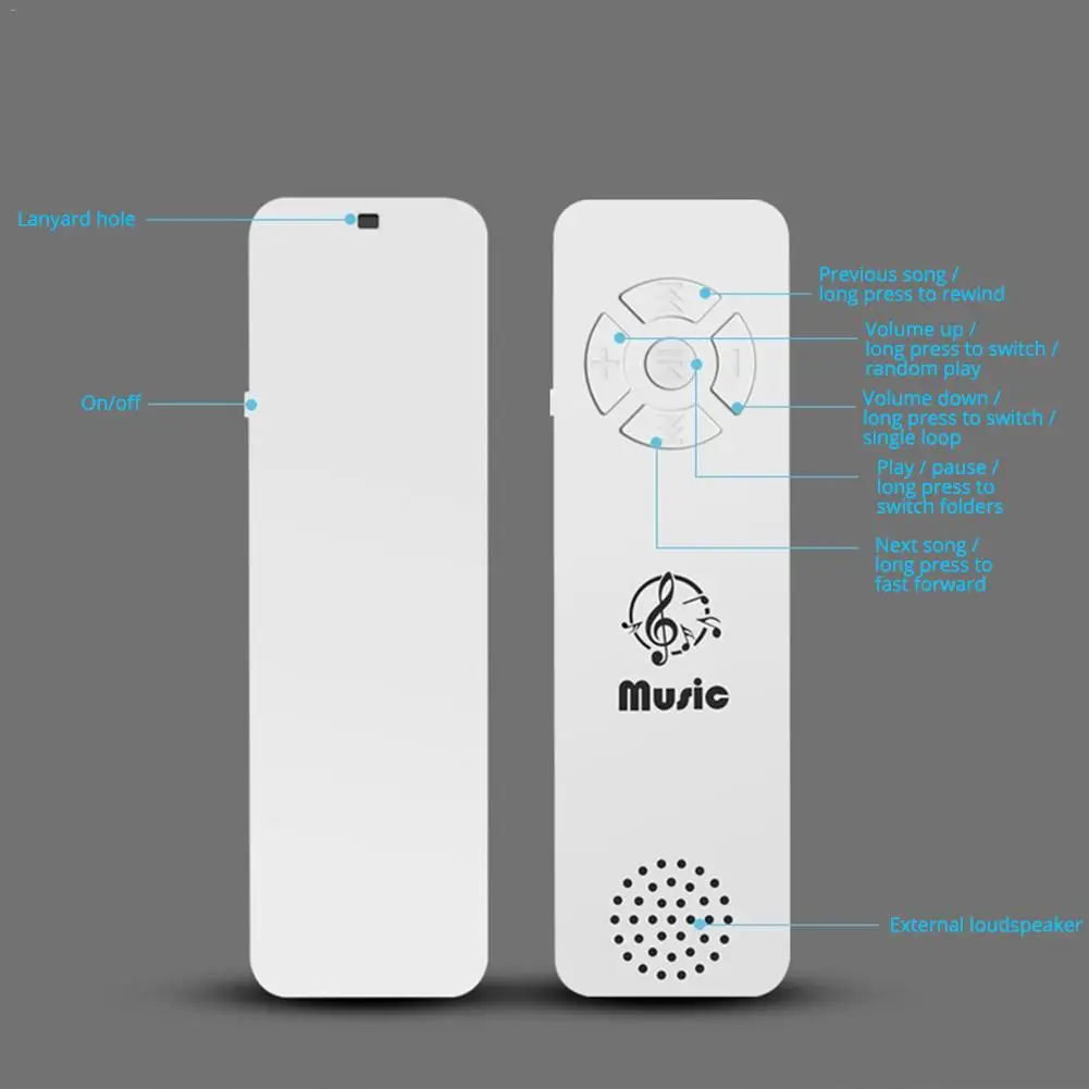Sports Running Music Walkman Ultra Thin Card Inserting Loudspeaker Function MP3 Player Without TD | Электроника