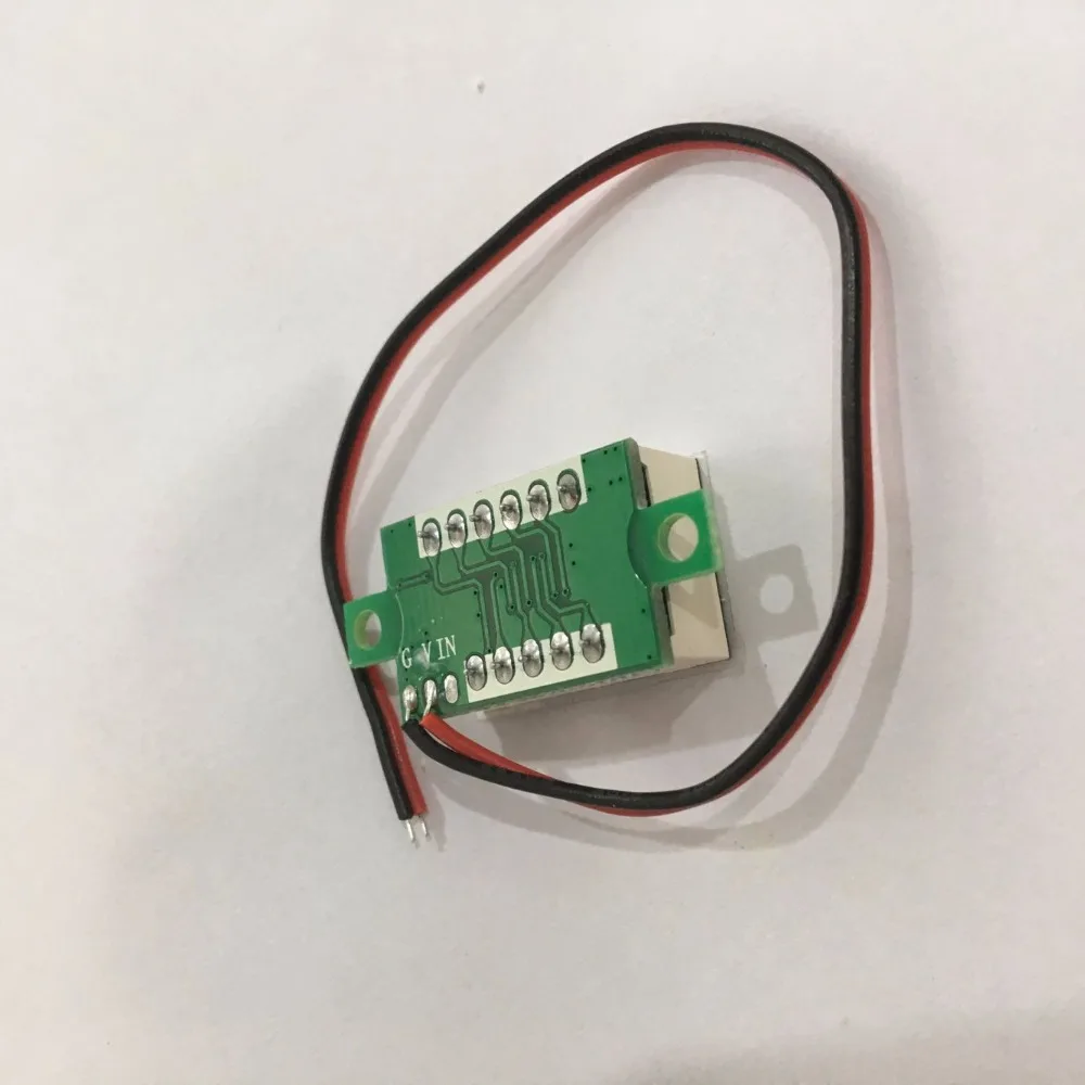 Красный светодиодный дисплей мини цифровой 4,5 v-30 v вольтметр тестер Напряжение Панель метр Вольтметр для электромобиля или мотоцикла автомобиля 44% Off