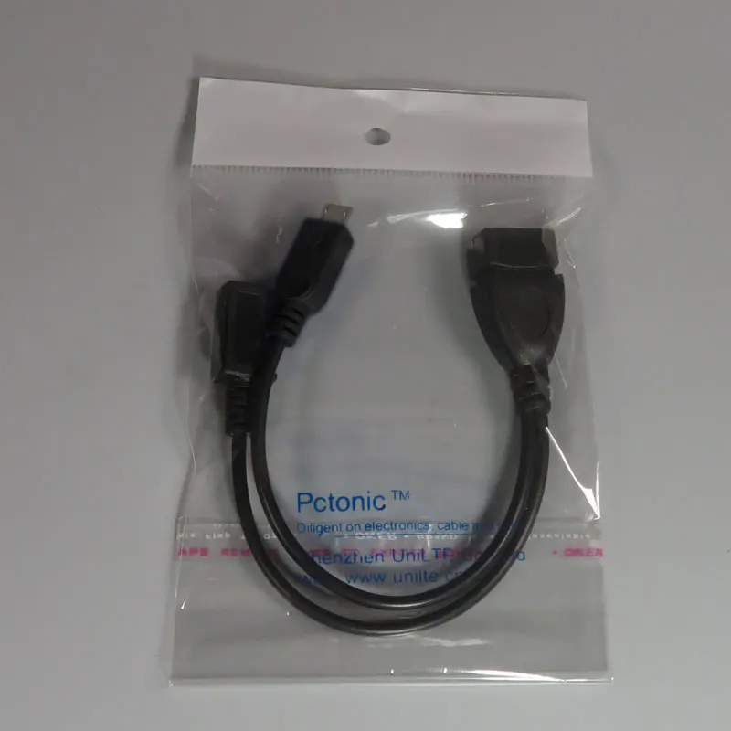 PCTONIC micro USB адаптер питания Micro OTG кабель с дополнительным кабелем для зарядки etra