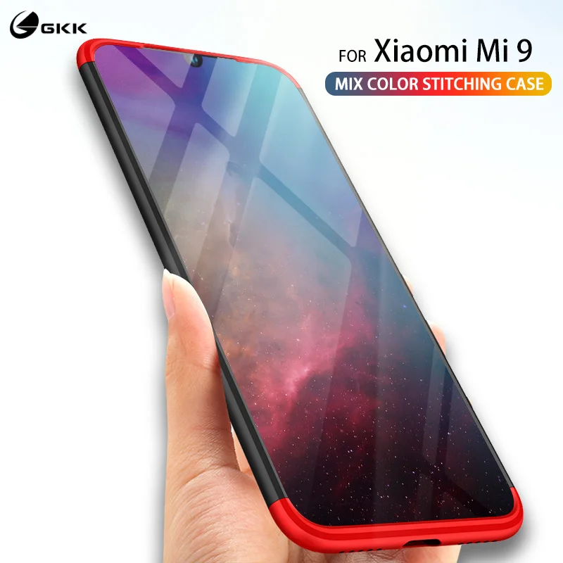 Роскошный чехол GKK для Xiaomi mi 9 se с полной защитой Жесткий ПК матовый 8 lite 9t Redmi K20 pro 6A