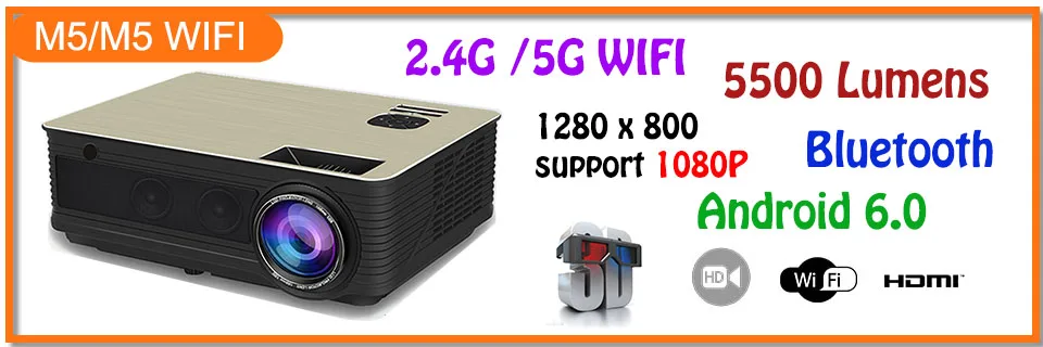 Poner Saund M2 светодиодный 4K 2K 1080P FULL HD проектор 6500 люмен 3D домашний кинотеатр Android 6,0 Bluetooth 5G wifi HDMI USB AV Vs светодиодный 86