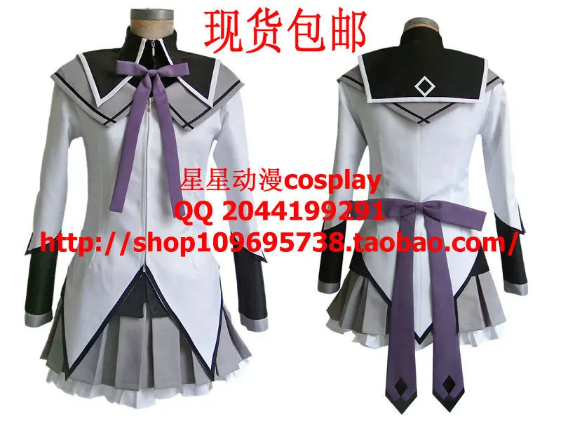 Костюм для косплея Puella Magi Madoka Magica Akemi Homura на заказ|akemi homura cosplay|homura cosplaycosplay costume |