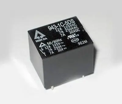 

10 шт. катушка реле PCB 5 в постоянного тока контакт 7A 943-1C-5DS