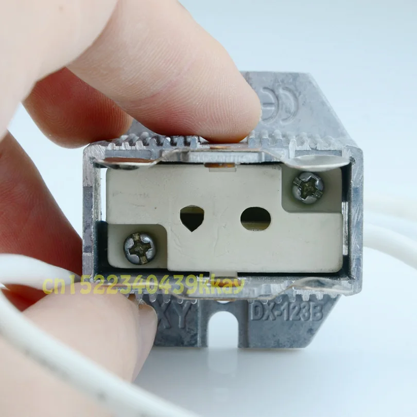Цоколь лампы 150 Вт 200 Вт 250 Вт 575 Вт 1000wGX9. 5 GY9.5 G9.5 Bi pins держатели ламп, HMI MSD MSR HTI CSR галогенный HID светильник патрон - Цвет: GY9.5