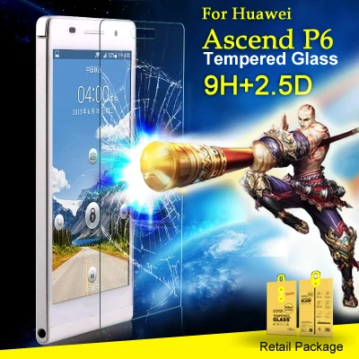 Оригинальное закаленное стекло для Huawei Ascend P6 Защитная пленка экрана | Мобильные