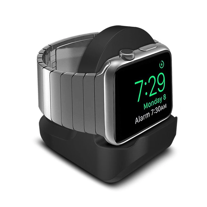 Новинка 2019 силиконовая подставка для Apple Watch 1 2 3 38 мм 42 настольная управления