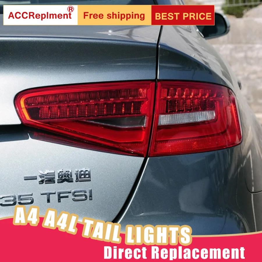 Новые светодиодный задсветильник в сборе для Audi A4 A4L 2013-2016 светодиодные задние