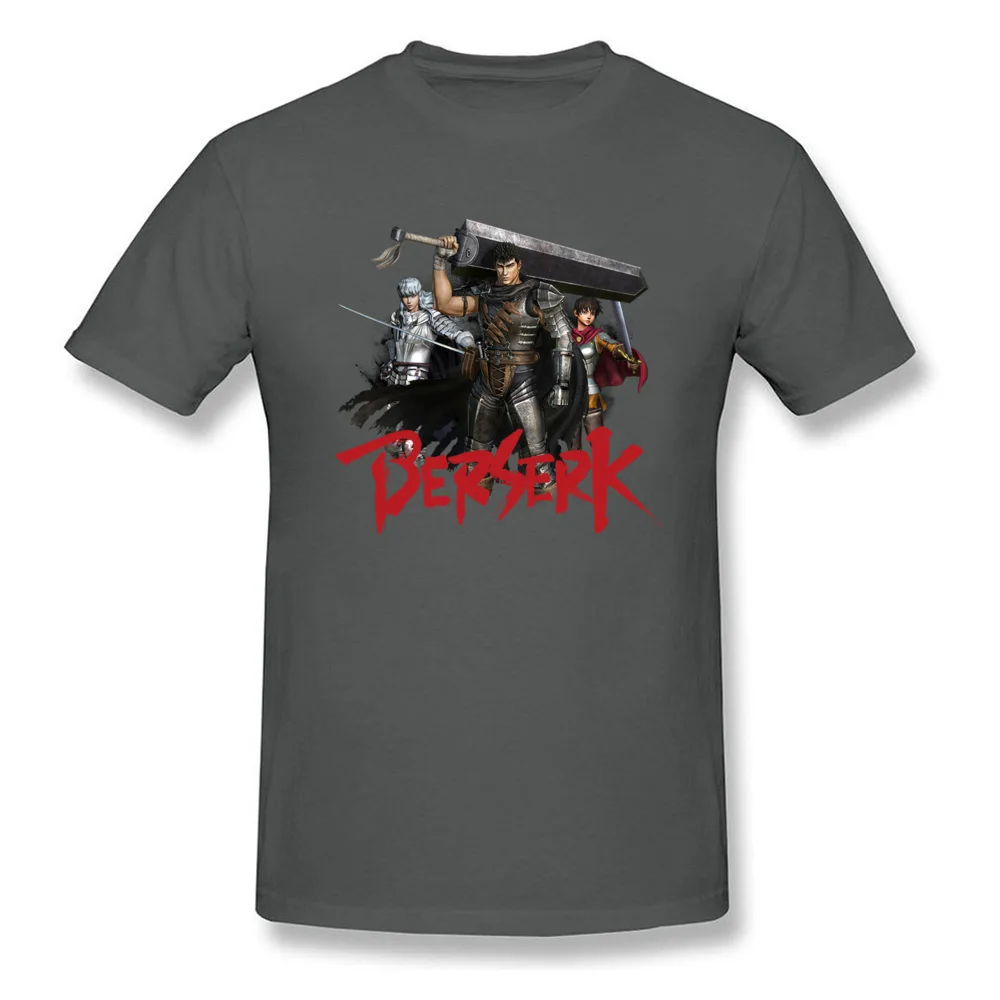 Comic Berserk группа Топ Футболки Лето/Осень Топы Рубашка Горячая распродажа чистый