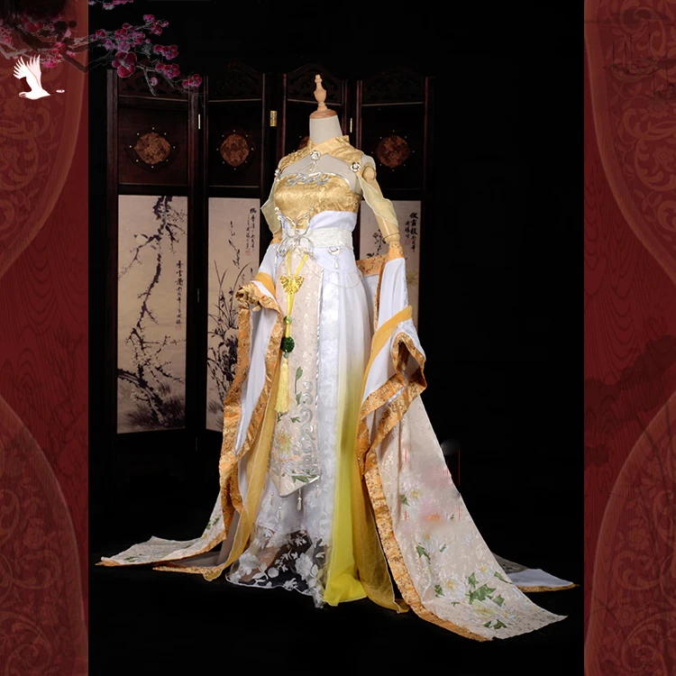 Kang Jin Long Limited, комплект из 2 предметов, серия «Чудо Никки», костюм принцессы, Hanfu, костюм для сцены или костюмированной вечеринки, Женский костюм для косплея, Hanfu