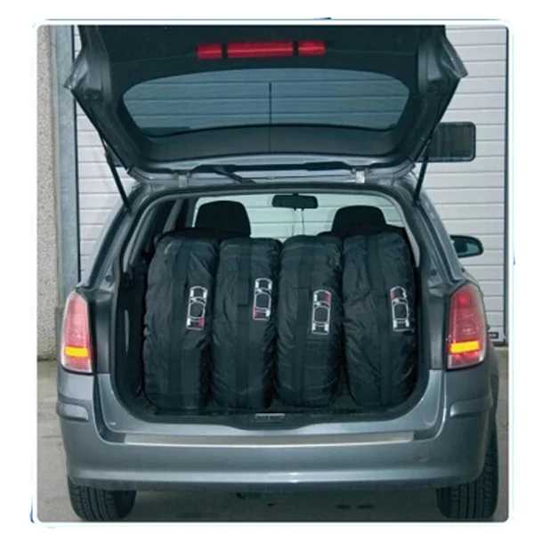 CHIZIYO – housse de protection de roue, 4 pièces, housse de pneu de rechange, sac de rangement avec poignées de transport, taille réglable, accessoire de roue