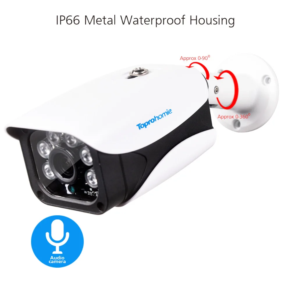 H.265 CCTV Системы 8CH 5MP NVR аудио безопасности IP66 Indoor уличная Антивандальная IP Камера P2P