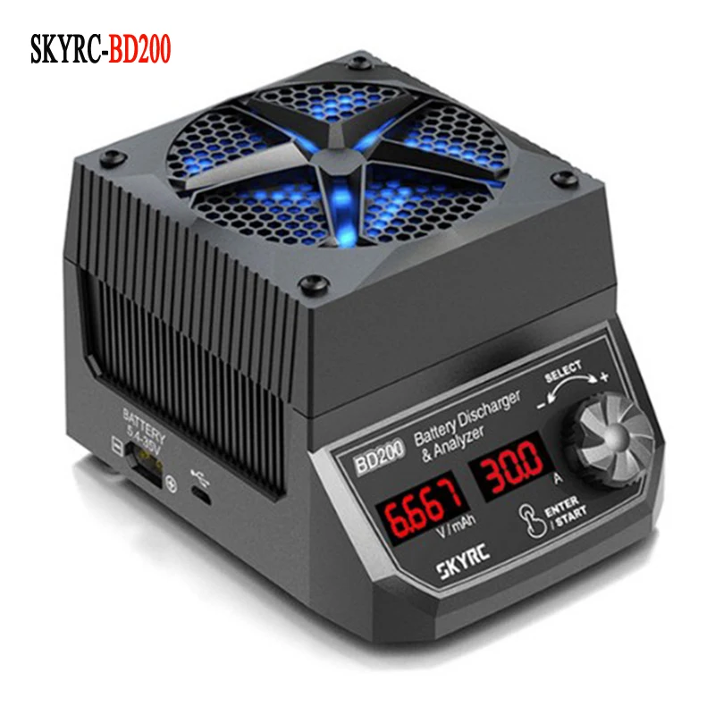 Разрядник и анализатор батареи SKYRC BD200 200 Вт 30A для LiPo LiFe LiHV NiCd NiMH Pb Battery|Детали