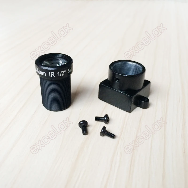 Фиксированная ИК плата для объектива видеонаблюдения 5 Мп 1/2 дюйма 25 мм M12 F2.4 с