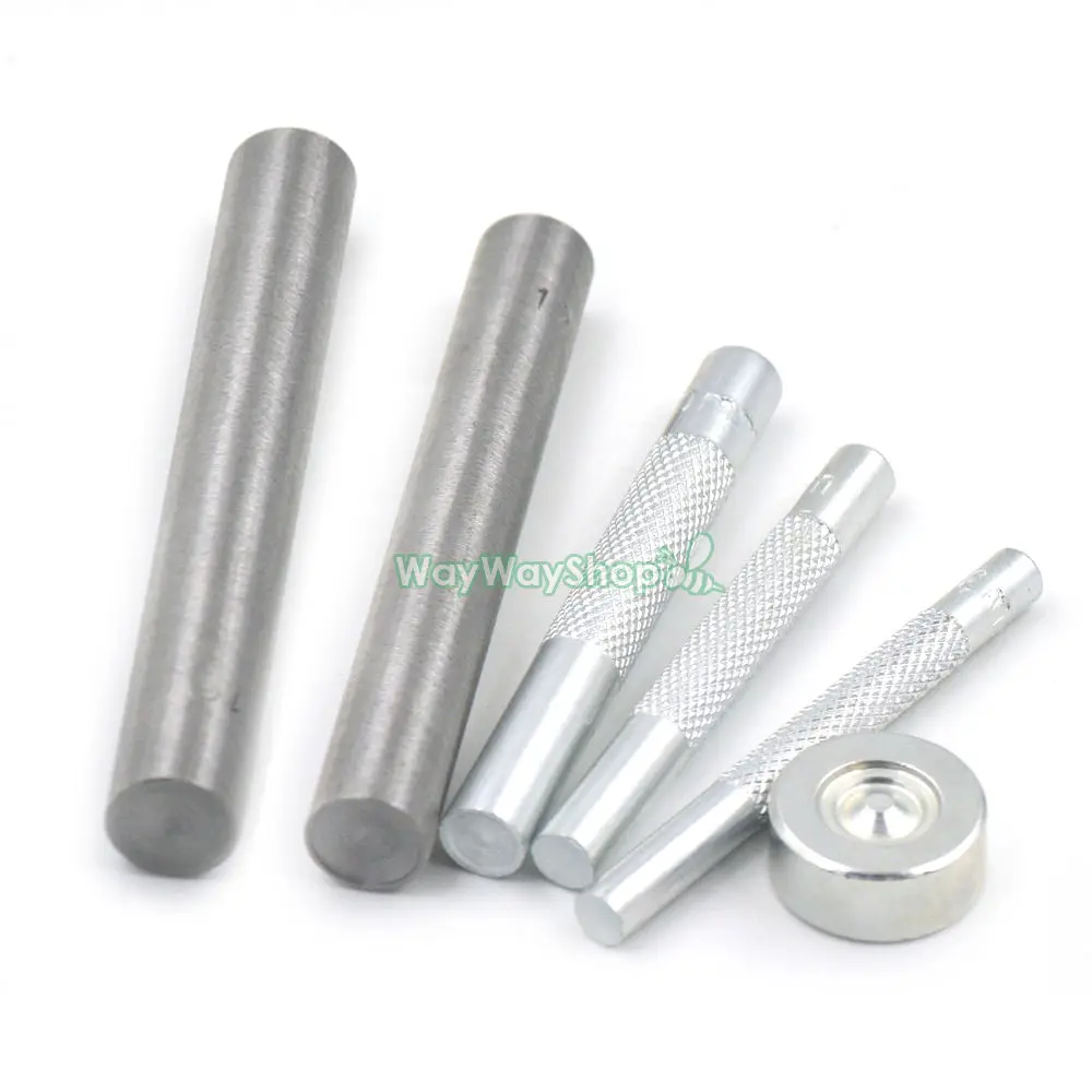 Один набор инструментов для двойных куполообразных колпачков Заклепки Шпильки