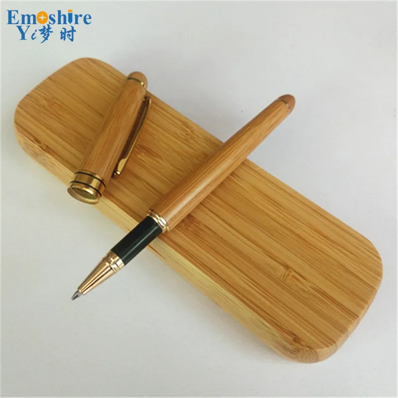 

Bamboo Signature Pen Roller Ball Pen Suit Boutique Bamboo Ballpoint Pen for Writing Suppliues Students Graduation Gift P056