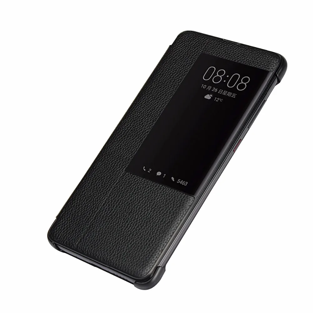 Роскошный чехол кошелек из натуральной кожи для huawei mate 20 Pro откидная крышка