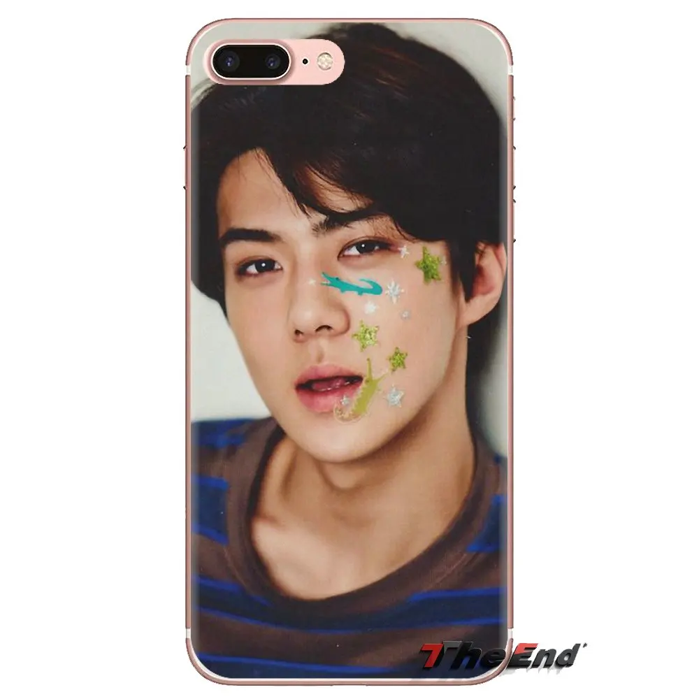 For Xiaomi Mi3 Samsung A10 A30 A40 A50 A60 A70 Galaxy S2 Note 2 Grand Core Prime xiumin EXO south korean band Logo Soft TPU Case |