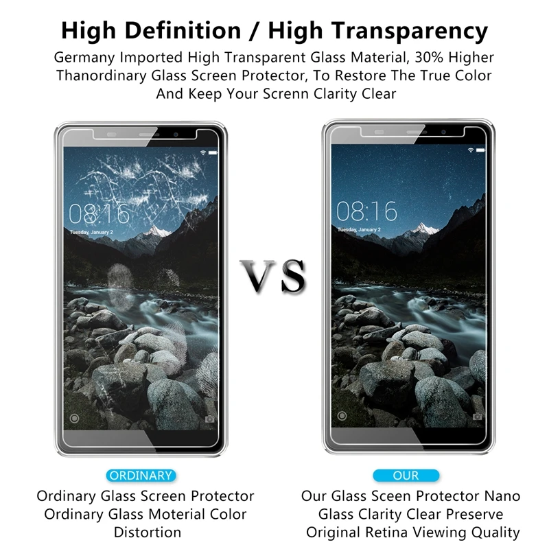 2.5D 0 26 мм 9H Премиум Закаленное стекло для Leagoo m8 pro защита экрана закаленное