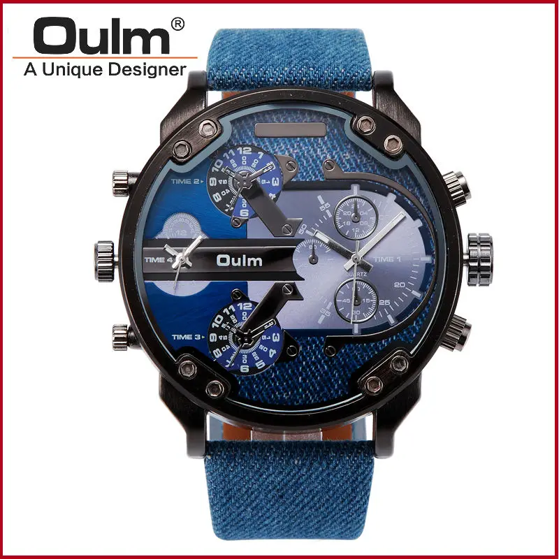 Часы мужские армейские с двойным циферблатом спортивные японские кварцевые