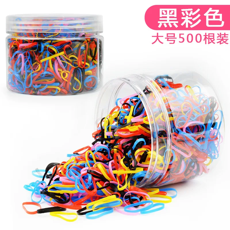 

100pcs/lots children baby girl elastic Ties Braids Plaits Rubber Hairband Rope Ponytail Holder Elastic Hair ring bands