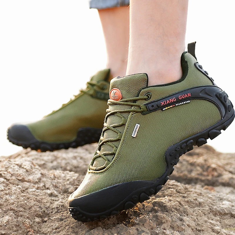 

Xiang Guan men women large size EU 36~48 Tactical shoes Hiking Shoes Breathable Boots wear-resistant camping Sneakers 81283