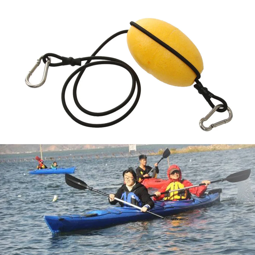 

Kayak Drift Anchor Tow Rope Tow Line Throw Line with EVA Buoy Float & Clip Buckles Fishing Sea Anchor Drogue