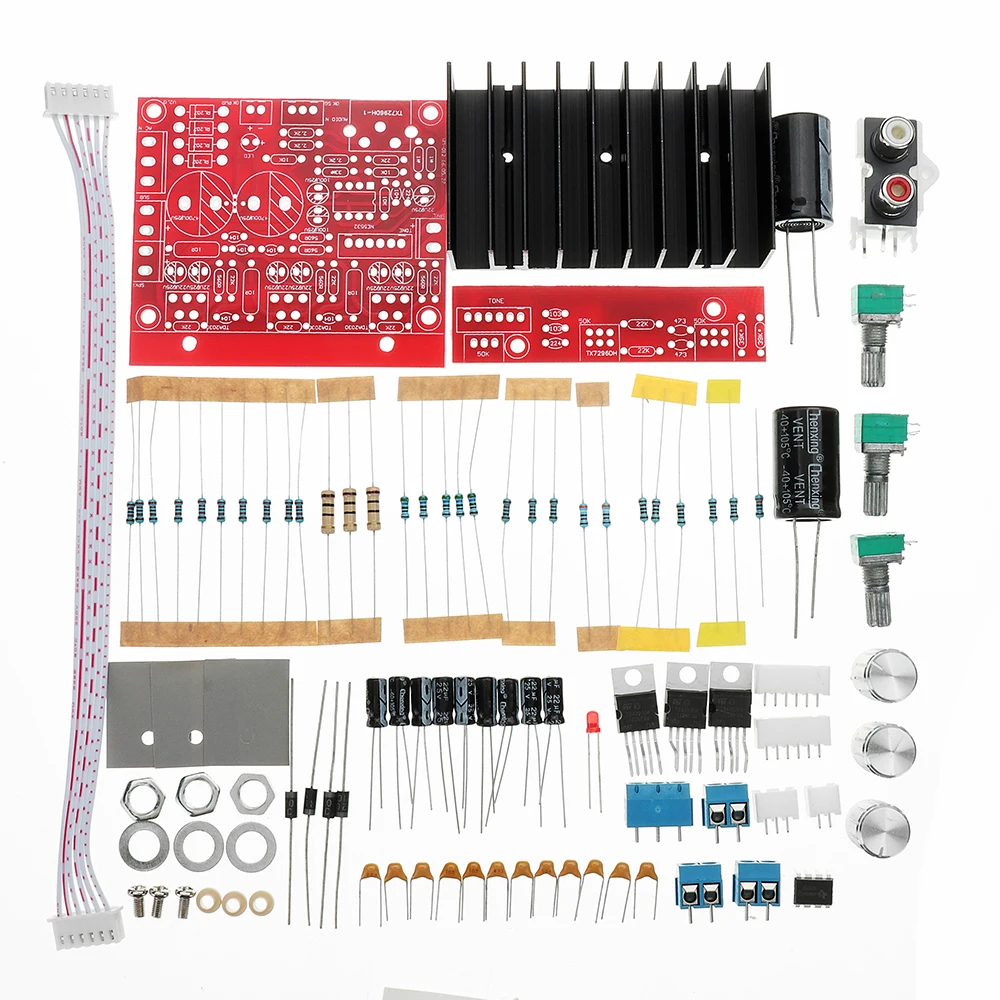 LEORY DIY 3 ChannelsTDA2030A DC 12 В цифровой усилитель сабвуфера доска комплект компьютер
