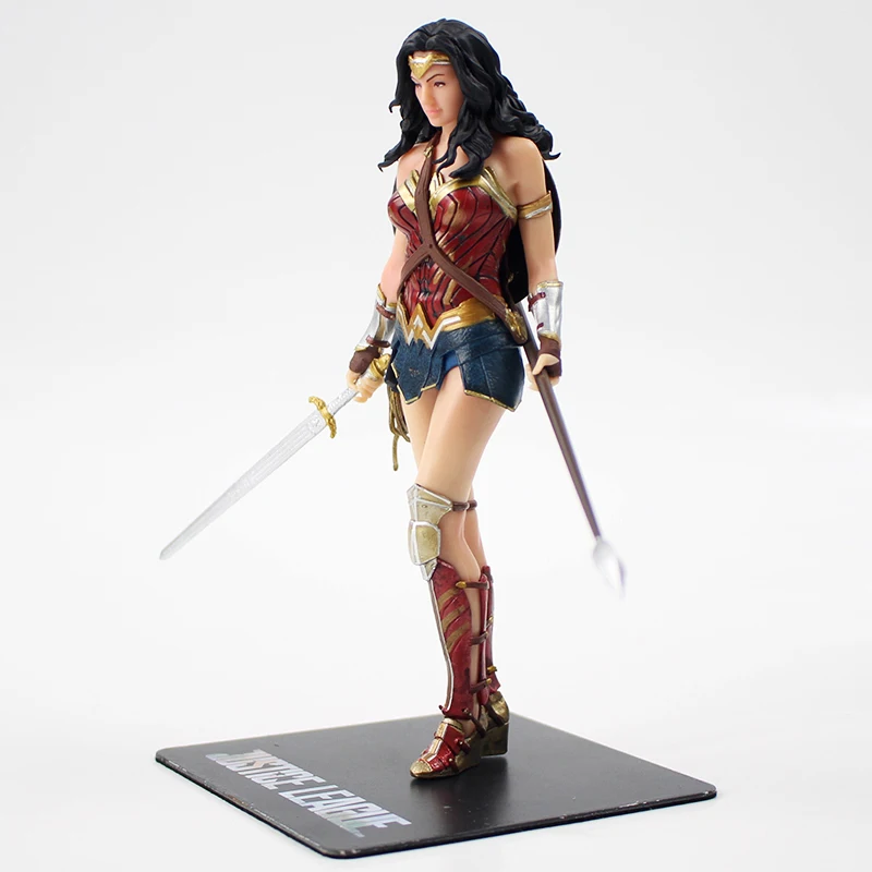 18 см чудо-женщина Лига Справедливости ARTFX+ Статуя 1/10 весы предварительно окрашенный Рисунок Статуя коллекция моделей pvc игрушка кукла
