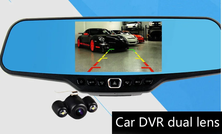 С двумя объективами с20 зеркало заднего вида камера новатэк 96650 Full HD 1080 P 30FPS 12.0MP